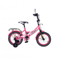 Велосипед дитячий 2-х коліс.14`` 211403, Like2bike Sky, рожевий, рама сталь, з дзвінком, руч.