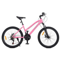 Велосипед 24 д. G24AIRY A24.3, алюм. рама 15", SHIMANO 21SP, алюм. DB, CS TZ500, розовый