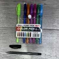 Ручки кулькові 8 кольорів WW01525