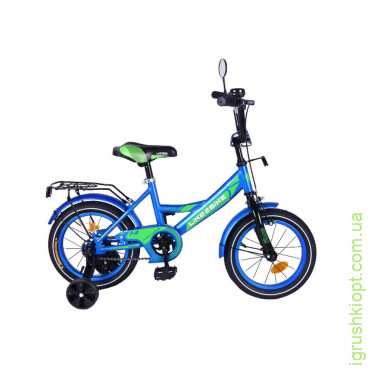 Велосипед дитячий 2-х коліс.14`` 211401, Like2bike Sky, блакитний, рама сталь, зі дзвінком, руч.