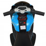 Мотоцикл M 4135EL-4, 2 мотора 25W, 2 аккумулятора 6 V 5 AH, MP3, світяться колеса-EVA, музика, світло, шкіряні сидіння, синій