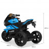 Мотоцикл M 4135EL-4, 2 мотора 25W, 2 аккумулятора 6 V 5 AH, MP3, светящиеся колеса-EVA, музыка, свет, кожаные сиденья, синий