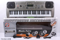 Іграшка орган MQ-807USB батарейки, 54 клав., LCD Display, MP3, 100 тонн / 100 рітм, мікрофон, від мережі, у коробці 70 * 23 * 8 см