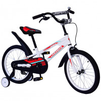 Велосипед детский 2-х колес.14'' 211404, Like2bike Rider, белый, рама сталь, со звонком, руч.тормоз, сборка 75%