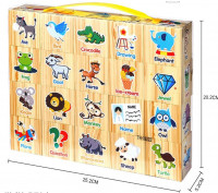 Ігрові кубики тварини EVA арт. K13806, кубик 5 см, в упаковці 20 штук, 25, 2*5, 2*20, 2 см