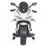 Мотоцикл M 5056EL-1, 2 мотора 45 W, 1 акум. 12 V 12 AH, музыка, свет, MP3, USB, EVA, кожа, колеса со светом, белый