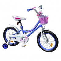 Велосипед детский 2-х колес.14'' 211409, Like2bike Jolly, сиреневый, рама сталь, со звонком, руч.тормоз, сборка 75%