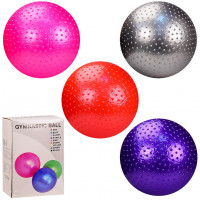 Мяч для фитнеса CO15008, 95 см, 1500 грамм, в коробке, 4 цвета, с шипиками