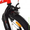 Велосипед дитячий PROF1 16Д. Y16211, Zipper, червоно-чорний, дзвінок, дод. колеса