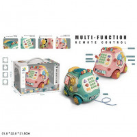 Іграшка Муз розв. іграшка 612 автобус, батарейки, звук, світло, сортер, музика, в коробці