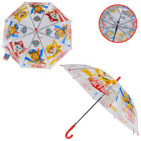 Зонтик детский арт. Paw Patrol PL82126 прозрачный, металл спицы, длина 66 см, диаметр купола 83 см