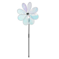 Вітряк МР 0996, діаметр 30 см, квітка, на паличці 60 см, 1 колір, у кульці