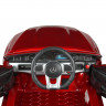 Машина M 4781EBLRS-3, 2,4 G, 4 мотори 25 W, 1 акум. 12 V 9 Ah, EVA, MP3, USB, світло, шкір. сидіння, фарб. Червоний