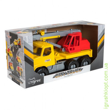 Авто "City Truck" кран у коробці, 39366