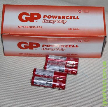 Батарейки пальчиковые GP Powercell