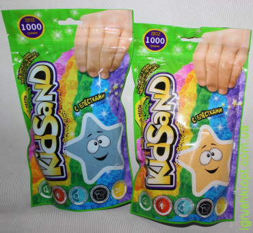 Кінетичний пісок "KidSand" у пакеті 1000 гр, DankO toys