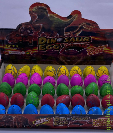 К182 Яйце - растушка, динозавр, середнє