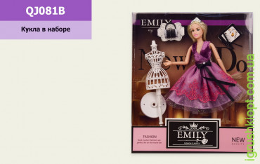 Лялька "Emily" QJ081B з манекеном та аксесуарами, в коробці, розмір іграшки – 29 см