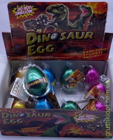 К183 Яйце - растушка, динозавр, середнє