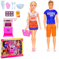 Кукла типа Барби арт. ST900-3 с Кеном, мебель, Аксессуары, коробка, р-р игрушки - 29 см