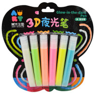 Клей для творчества "Neon Pen" 3D 6шт ST02368