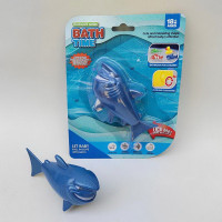 Водоплавающие игрушки арт. YS1378-A2, акула заводная, планшет 17*13 см