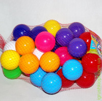 Кульки кольорові мал. 40шт у сітці BAMSIC
