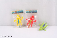 Водоплавні іграшки арт. 556, крокодил заводний, 3 кольори мікс, пакет 11*4, 5*14 см