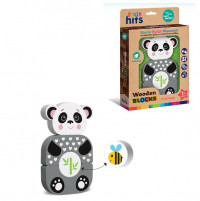Дерев'яна іграшка Kids hits арт. KH20/004 панда 4 деталі коробка 18, 5*27, 9*3 см