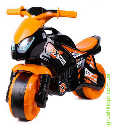 Іграшка "Мотоцикл ТехноК" оранжево-чорний, ТехноК