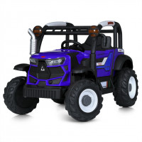 Трактор M 5073EBLR-4, 2,4G, (р/у), акум. 12 V 10 AH, 2 мотора 25 W, EVA, кожа, TF, музыка, синий
