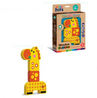 Деревянная игрушка Kids hits арт. KH20/003 жирафа 4 детали коробка 18, 5*27, 9*3 см