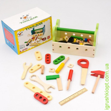 ww Дерев`яний ігровий набір дитячих інструментів SL-413-2
