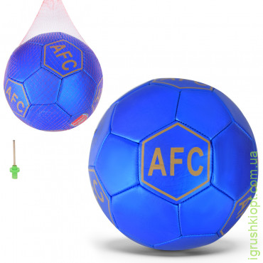 М'яч футбольний FB2258, №5, PU, 420 г, 1 колір, сітка + голка