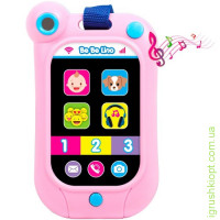 Інтерактивний смартфон; 1+; рожевий, 58159, PS