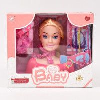 www Лялька-голова, з кольоровим волоссям та аксесуарами, в коробці, MM 0011719\7157-4