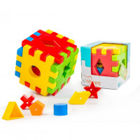 Развивающая игрушка "Волшебный куб" 12 элементов в коробке.