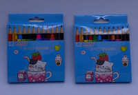 XZ-9 Кольорові олівці, короткі 12 кольорів