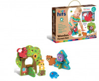 Дерев'яна іграшка Kids hits арт. KH20/009 набір блоків Чарівний ліс 13 деталей коробка 34*25, 5*3, 3 см