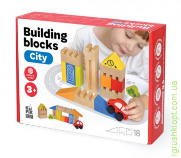 Будівельні блоки "Місто" 14 елементів, 900538