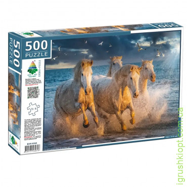 Пазлы 500 "Белые кони" 4820121184818