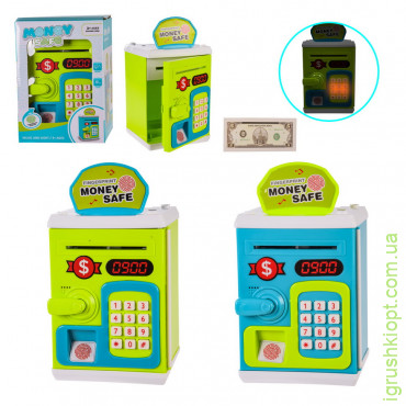 Электронная копилка-сейф WF-3002, 2 цвета, в коробке, р-р игрушки – 13*12*18.5 см