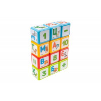 Игрушка кубики "Азбука + арифметика ТехноК", арт. 8843