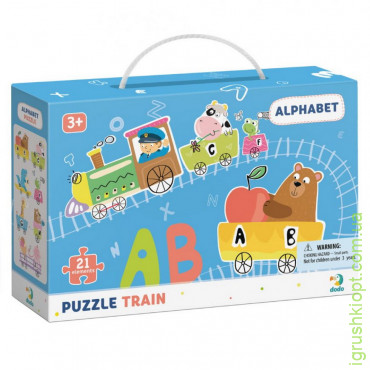 Пазл Абетка Alphabet Train (арт. 300251) (21 эл.)