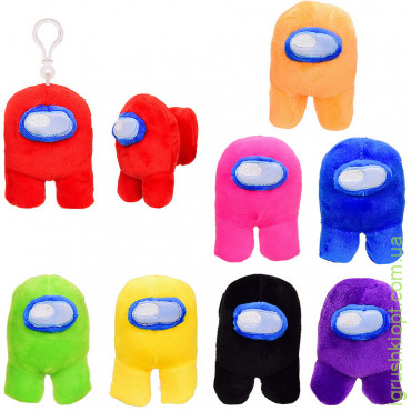 Мягкая игрушка AU1060 герои, 8 цвет., 10 см, в пакете