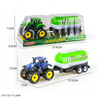Трактор арт. 9870-7A, інерція, 2 кольори, слюда 27, 6*8, 2*11 см