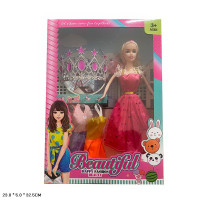 Кукла арт. YX238B, типа Барби, с набором платьев и аксессуарами для девочек, коробка 23*5*32,5 см