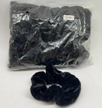 MR-1175-В Резинки для волос, черные, велюровые