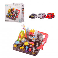 Іграшка паркінг T701A, 6 кнопок, 3 машинки, світло, звук, у коробці