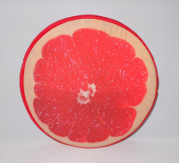 Подушка для стільця грейпфрут 0257 (d40 см) Анна